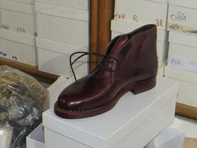 What Allan's hand made shoe will look like