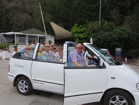 Our taxi on Capri