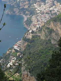 View of Positano from Nocelle