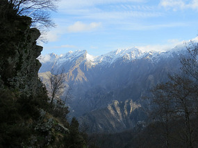 The mountains between Castelnuovo and Massa