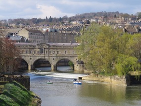 Bath - Pulteney Weir and Bridge on the Avon