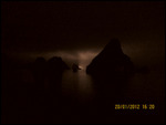 Strange light in the bay