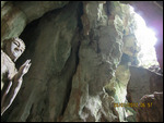 Inside one of the caves