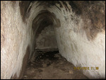 From inside the tunnel