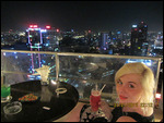 Roof top cocktail at the Sheraton