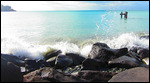 Sea by the lighthouse