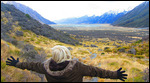 Glacier carved valley