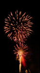 Winter festival fireworks