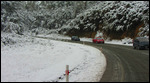 Only a light flutering of snow