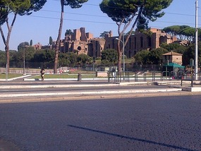 Palantine Hill from Circus Maximus - Rome