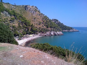 The Tyrrhenian coast - noth of Naples