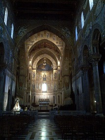 Interior Mosaics, Cathedral - Monreale,Sicily