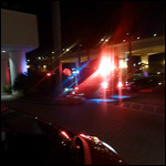 Firetrucks at the Hilton at 10:30 pm