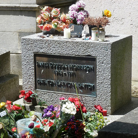 Grave of Jim Morrison of the Doors