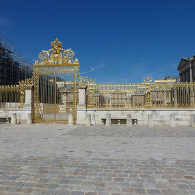 Golden gates of Versailles