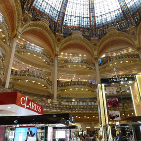 Interior of Galeries Lafayette