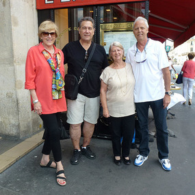 Lynne and Tim Martin, Marla and Cory