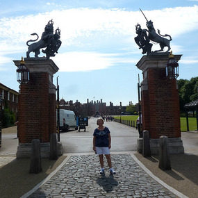 Gates to Hampton Court Palace