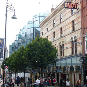 Exterior of Gaity Theatre