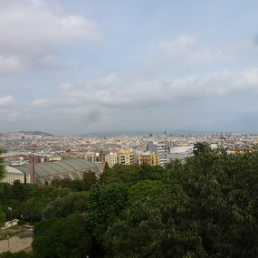 View of Barcelona from Montjuic