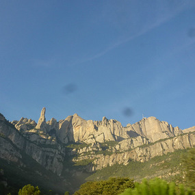 Approaching Montserrat