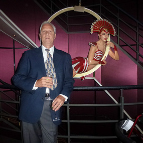 Cory at the theatre entrance