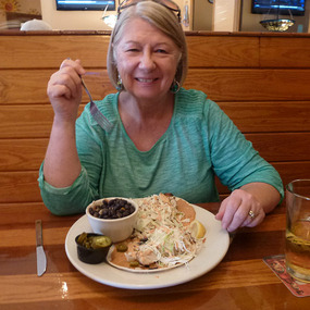Mahi tacos at Sunset Grill