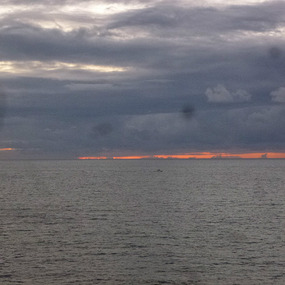 Sunset from our balcony