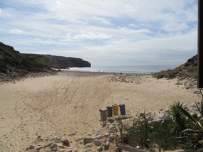 Little beach we visited on the Algarve