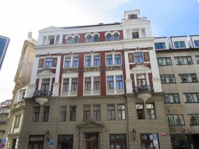 Building where our apartment is on the 4th floor