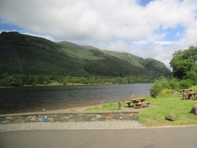 Entering the Scottish highlands