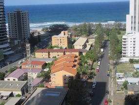 View from our apartment balcony