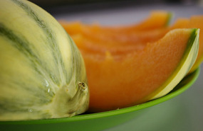 Our first melon!