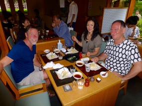 Lunch with Ricardo & Atsuko. - soba noodles