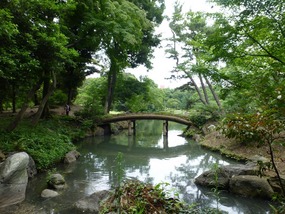 Tranquil scene, Rikugien Garden