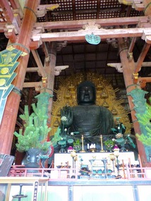 The big Buddha inside Todaiji Temple, Nara