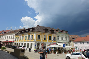Melk - with threatening storm clouds!