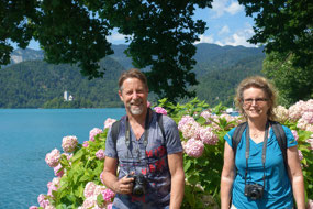 Michael & Gitti at Lake Bled
