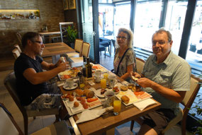 Breakfast in Kobarid 