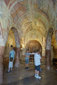 Murals inside the Holy Trinity Church - Hrastovlje