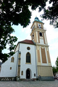The cathedral in Maribor, Slovenia