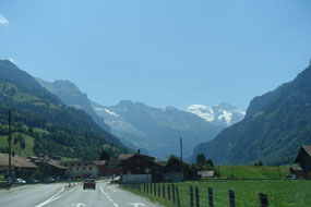 Approaching the Alps