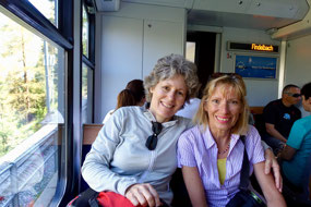 On board the train from Zamatt