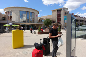 Orienting ourselves at Dijon Station