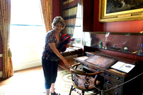 Dickens actually sat here to write his books!