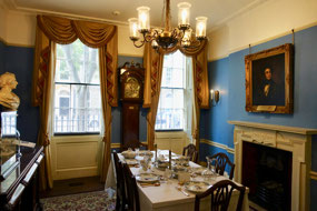 The family dining room, Charles Dickens Museum