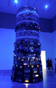 The Tate Modern Gallery — a stack of radios