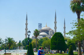 The famous Blue Mosque