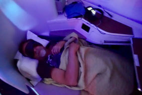 Michael sleeping