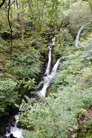 Stock Ghyll Force (waterfall) nr Ambleside